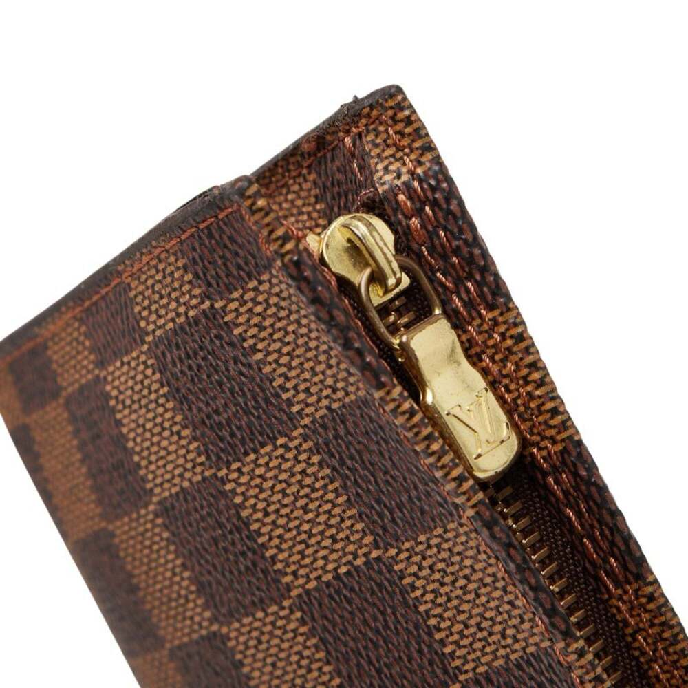 LOUIS VUITTON Authentic Brown Damier Leather Shoulder Bag - Picture 7 of 10